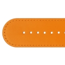 Deja vu watch, watch straps, leather straps, leather 30mm, steel closure, Ub 27, light orange