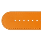 Deja vu Uhr, Bnder, Bnder in Leder, Leder 30mm, Edelstahlschliee, Ub 27, hellorange
