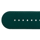 Deja vu Uhr, B�nder, B�nder in Leder, Leder 30mm, Edelstahlschlie�e, Ub 3, dunkelgr�n
