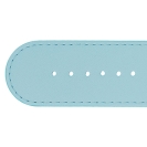 Deja vu watch, watch straps, leather straps, leather 30mm, steel closure, Ub 33, light blue