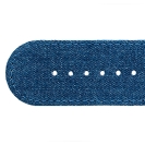 Deja vu watch, watch straps, Ub 38, jeans blue medium