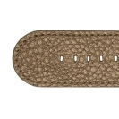 Deja vu watch, watch straps, leatherette straps, leather substitute 30mm, steel closure, Ub 400 p, bronze-gold