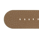 Deja vu watch, watch straps, leatherette straps, leather substitute 30mm, steel closure, Ub 401 p, nougat hell