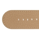 Deja vu watch, watch straps, leatherette straps, leather substitute 30mm, steel closure, Ub 406 p, erdnuss