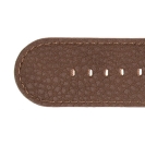 Deja vu watch, watch straps, leatherette straps, leather substitute 30mm, steel closure, Ub 407 p, earth brown