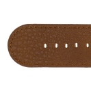 Deja vu watch, watch straps, leatherette straps, leather substitute 30mm, steel closure, Ub 412 p, zimt