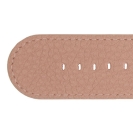 Deja vu watch, watch straps, leatherette straps, leather substitute 30mm, steel closure, Ub 416 p, lachs-pastell