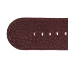 Deja vu watch, watch straps, leatherette straps, leather substitute 30mm, steel closure, Ub 417 p, aubergine