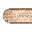 Deja vu watch, watch straps, leatherette straps, leather substitute 30mm, steel closure, Ub 420 p, rose gold