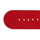 Deja vu watch, watch straps, leatherette straps, leather substitute 30mm, steel closure, Ub 425 p, light red