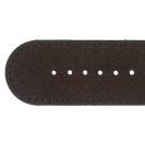 Deja vu Uhr, B�nder, B�nder in Leder, Leder 30mm, Edelstahlschlie�e, Ub 55, schwarzbraun