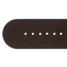 Deja vu watch, watch straps, leather straps, leather 30mm, steel closure, Ub 73, maron