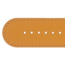 Deja vu watch, watch straps, leather straps, leather 30mm, steel closure, Ub 87 - 1, golden orange