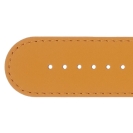 Deja vu watch, watch straps, leather straps, leather 30mm, steel closure, Ub 87 - 1, golden orange