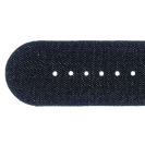 Deja vu watch, watch straps, leather straps, leather 30mm, steel closure, Ub 95, jeans blue dark