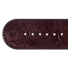 Deja vu watch, watch straps, leather straps, leather 30mm, steel closure, Ub 97, aubergine