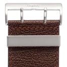Deja vu watch, watch straps, leather straps, wide, 40mm, steel closure, Ubb 201, brown rustic