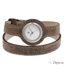 Deja vu watch, watch straps, wrap straps, Udl 172-1, antique brown