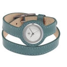 Deja vu Uhr, B�nder, B�nder in Leder, Wickeluhrenb�nder, Uds 10-1, lagune