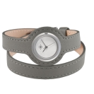 Deja vu Uhr, B�nder, B�nder in Leder, Wickeluhrenb�nder, Uds 31, grau
