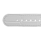 Deja vu watch, watch straps, leather straps, leather 20mm, steel closure, Us 100, white