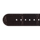 Deja vu watch, watch straps, leather straps, leather 20mm, steel closure, Us 107, maron