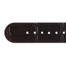 Deja vu watch, watch straps, leather straps, leather 20mm, gilded closure, Us 107-g, maron