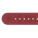 Deja vu watch, watch straps, leather straps, leather 20mm, gilded closure, Us 108-1 g, ruby