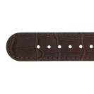 Deja vu Uhr, Bänder, Bänder in Leder, Leder 20mm, Edelstahlschließe, Us 109, siennabraun