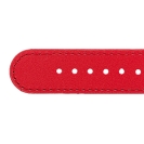 Deja vu watch, watch straps, leather straps, leather 20mm, steel closure, Us 11, light red