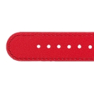 Deja vu Uhr, Bnder, Bnder in Leder, Leder 20mm, Edelstahlschliee, Us 11, hellrot