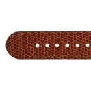 Deja vu watch, watch straps, leather straps, leather 20mm, gilded closure, Us 117-g, copper brown