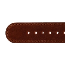 Deja vu Uhr, Bänder, Bänder in Leder, Leder 20mm, Edelstahlschließe, Us 121-1, tabakbraun