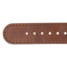 Deja vu watch, watch straps, leather straps, leather 20mm, steel closure, Us 121-2, cocoa