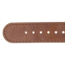 Deja vu watch, watch straps, leather straps, leather 20mm, gilded closure, Us 121-2 g, cocoa