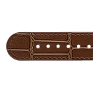 Deja vu watch, watch straps, leather straps, leather 20mm, gilded closure, Us 121-g, copper brown
