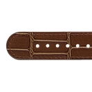 Deja vu watch, watch straps, leather straps, leather 20mm, gilded closure, Us 121-g, copper brown