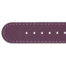 Deja vu Uhr, B�nder, B�nder in Leder, Leder 20mm, Edelstahlschlie�e, Us 124-2, pflaume