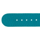 Deja vu watch, watch straps, leather straps, leather 20mm, steel closure, Us 129-1, blue turquoise