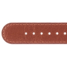 Deja vu watch, watch straps, leather straps, leather 20mm, steel closure, Us 137-2, red ochre