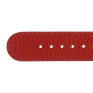 Deja vu watch, watch straps, leather straps, leather 20mm, steel closure, Us 141-1, red