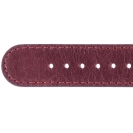 Deja vu watch, watch straps, leather straps, leather 20mm, steel closure, Us 147-2, aubergine