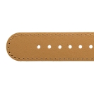 Deja vu watch, watch straps, leather straps, leather 20mm, steel closure, Us 15, camel