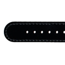 Deja vu watch, watch straps, leather straps, leather 20mm, steel closure, Us 152 - 1, black