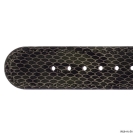 Deja vu watch, watch straps, leather straps, leather 20mm, steel closure, US 153-1, grey green