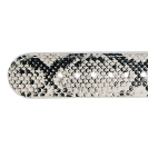 Deja vu watch, watch straps, leather straps, leather 20mm, gilded closure, Us 156 g, black-and-white