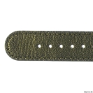 Deja vu watch, watch straps, leather straps, leather 20mm, steel closure, US 157-1, green brown