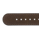 Deja vu watch, watch straps, leather straps, leather 20mm, steel closure, Us 159 - 1, olive brown