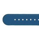 Deja vu watch, watch straps, leather straps, leather 20mm, steel closure, US 163-1, medium blue
