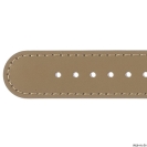 Deja vu watch, watch straps, leather straps, leather 20mm, steel closure, US 168, dark camel